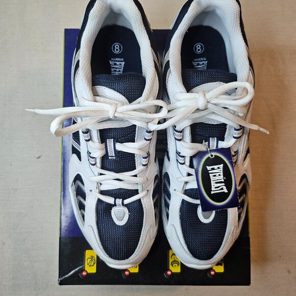 Everlast Harris Men’s White/Navy Athletic Shoes - Size 8 - Picture 5 of 9